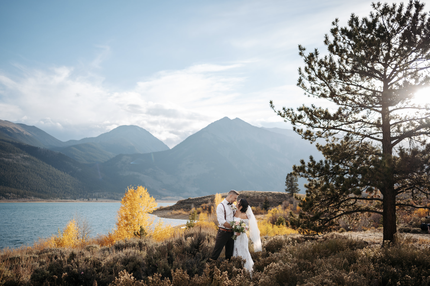 Fall Twin Lakes Elopement
